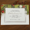 Search for silver seasonal invitations Snowflakes