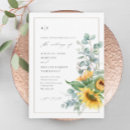 Search for watercolor sunflower invitations Modern