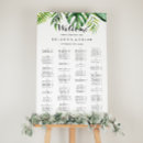 Search for palm leaves wedding seating charts Bride
