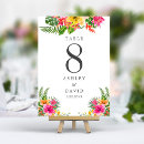 Search for beach table cards Palm leaves