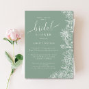 Search for bridal shower invitations Calligraphy