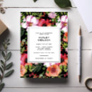 Search for dark bridal shower invitations Flowers