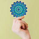 Search for blue mandala stickers Meditation
