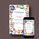 Search for alice in wonderland party signs Watercolor