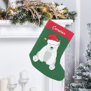 Search for polar bear christmas stockings Adorable