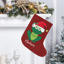 Search for frog christmas stockings Green