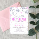 Search for a little snowflake baby shower invitations Winter wonderland
