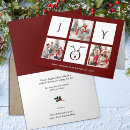 Search for funny reindeer photo christmas cards Red