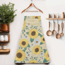 Search for yellow sunflowers aprons Floral