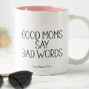Search for bad words mugs Typography