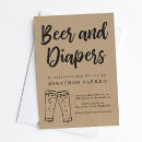 Search for guys diaper party invitations Gender neutral