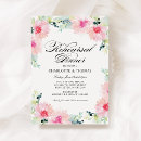Search for blush rehearsal dinner invitations Floral