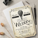 Search for balloon wedding invitations hot balloons