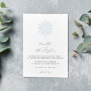 Search for ice blue winter wedding invitations Snowflake