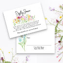 Search for display shower enclosure cards Wildflower bridal shower