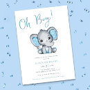 Search for elephant baby boy shower invitations Spring summer fall winter