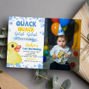 Search for rubber ducky birthday invitations Children