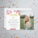 Search for photo sweet 16 invitations Calligraphy