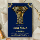 Search for elephant bridal shower invitations Indian