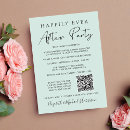 Search for reception wedding announcement cards Happily ever after party