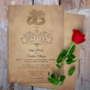 Search for aged paper wedding invitations Rustic