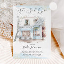 Search for parisian bridal shower invitations Paris tea party