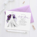 Search for eggplant bridal shower invitations Violet