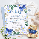 Search for butterfly baby invitations Flower