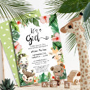 Search for lion baby girl shower invitations Jungle