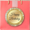 Search for happy birthday stickers gold