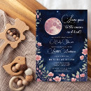 Search for love you to the moon baby shower invitations Moon and back