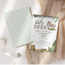 Search for little deer birthday invitations Buck