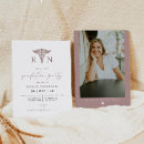 Search for rose gold graduation invitations Black and white