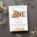 Search for autumn leaves the birthday invitations Wild one