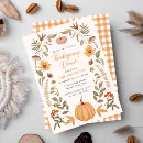 Search for modern thanksgiving invitations Fall