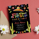 Search for colourful 1st birthday invitations Modern
