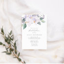 Search for orchid bridal shower invitations Violet