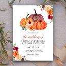 Search for white pumpkin invitations Orange and white