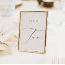 Search for 2 table cards Table number two