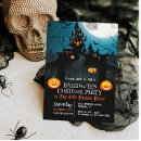 Search for haunted house invitations Jack o lantern