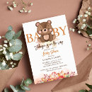 Search for whimsical baby boy shower invitations Teddy bear