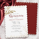 Search for maroon quinceanera invitations Elegant
