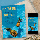 Search for tiki birthday invitations Pineapple