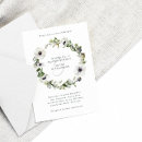 Search for anemone wedding invitations White