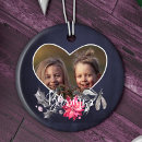 Search for heart shaped photo christmas tree decorations Script