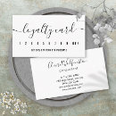 Search for salon loyalty cards Black and white