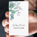 Search for garden design business cards Green