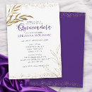 Search for purple quinceanera invitations Quinceañera