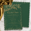 Search for green quinceanera invitations Elegant