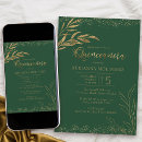 Search for green quinceanera invitations Elegant